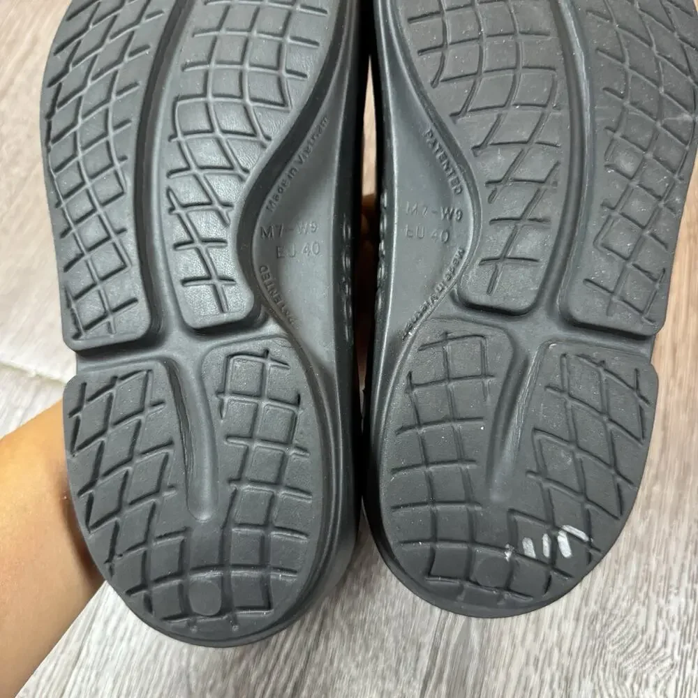 OOFOS Womens OOahh Luxe Recovery Bellini Splash Slide Size 9 - Picture 11 of 12